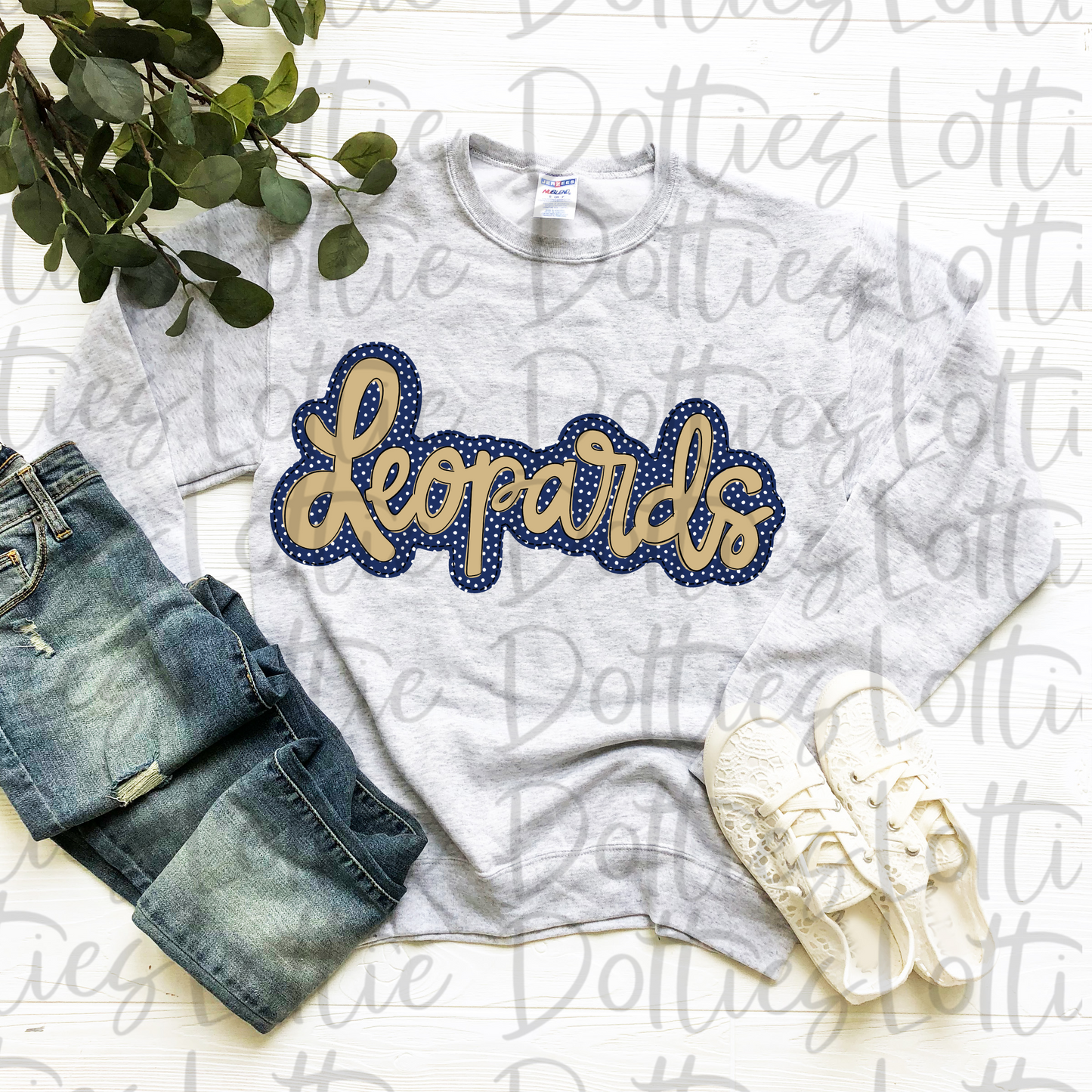 Leopards PNG - Leopards Sublimation - Digital Download - Navy and Vegas Gold