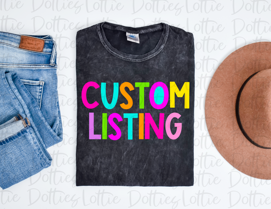 Custom Listing - Digital Download