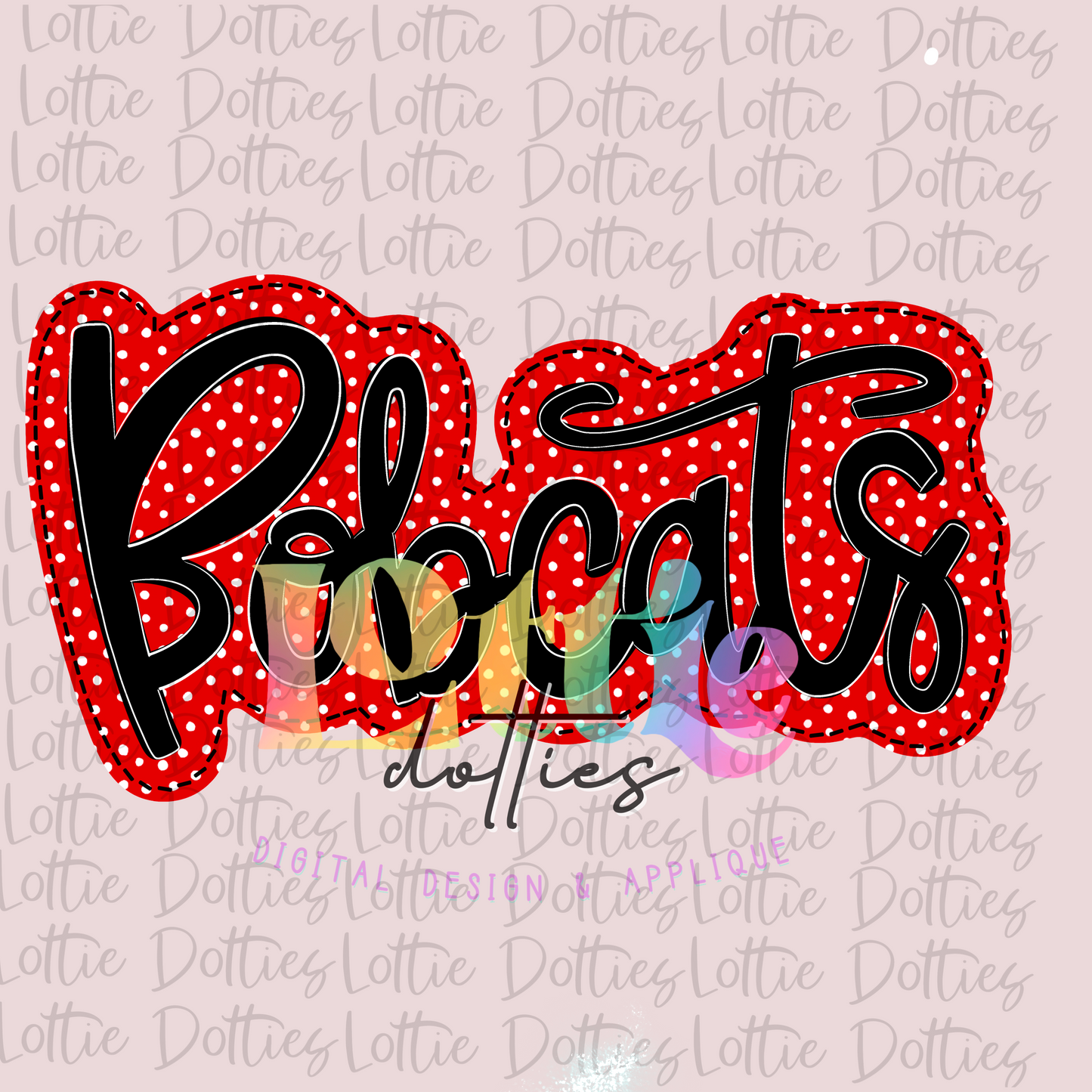 Bobcats PNG - Bobcats sublimation design - Digital Download - Red and Black