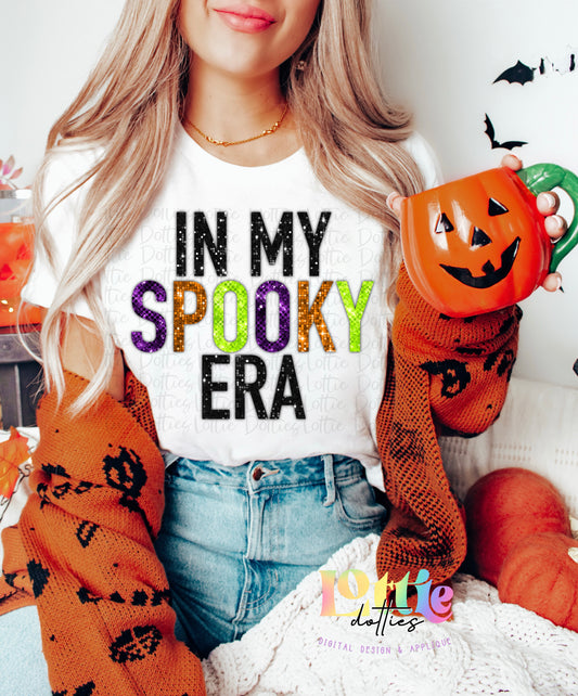 In My Spooky Era Png - Halloween Sublimation Design -  Digital Download