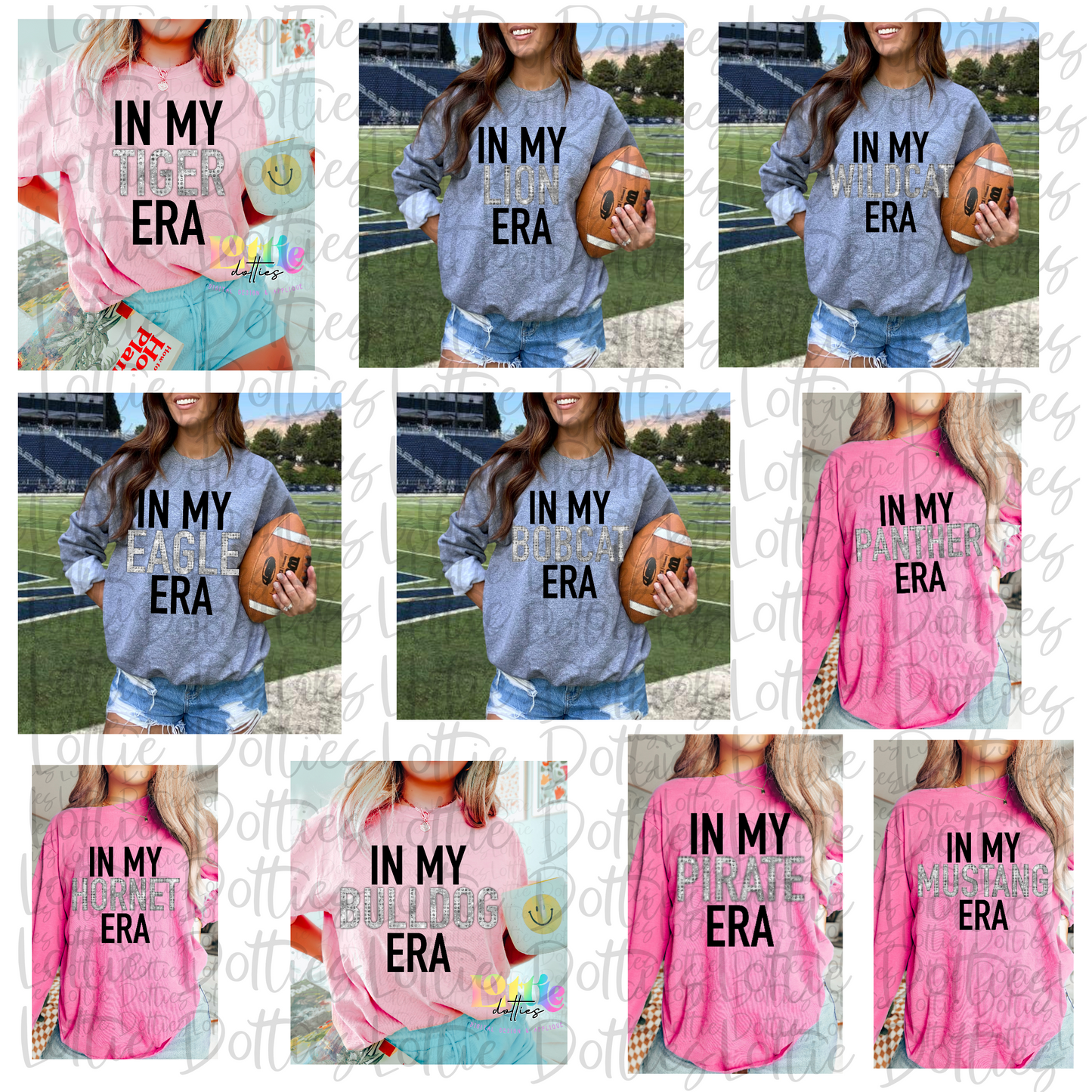 In My Team ERA Bundle PNG - Bulldogs Design - Digital Download