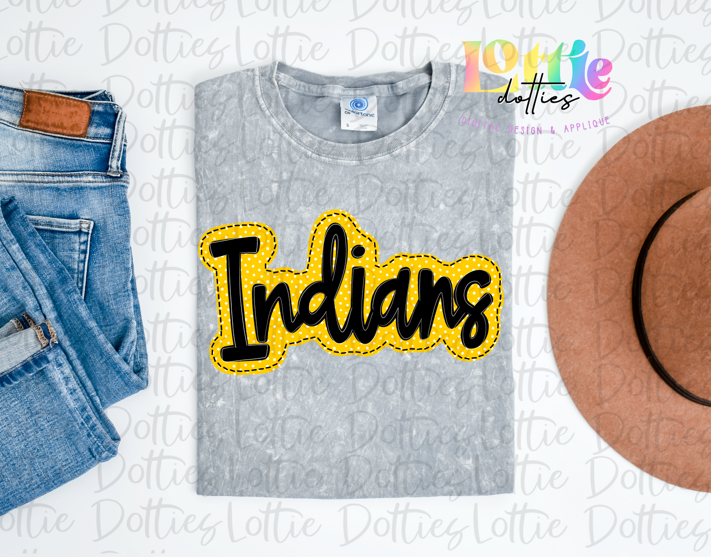 Indians PNG - Indians sublimation design - Digital Download - Gold and Black