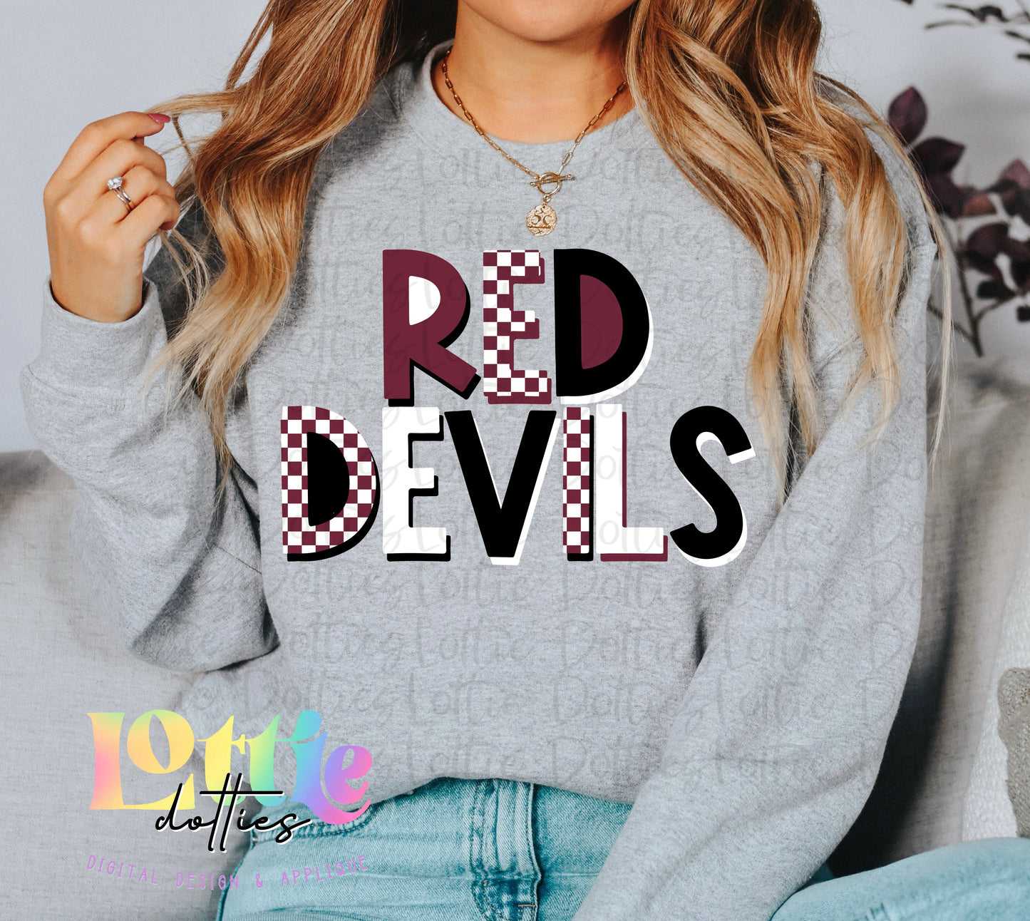 Red Devils Png - Devils Sublimation Design - Digital Download