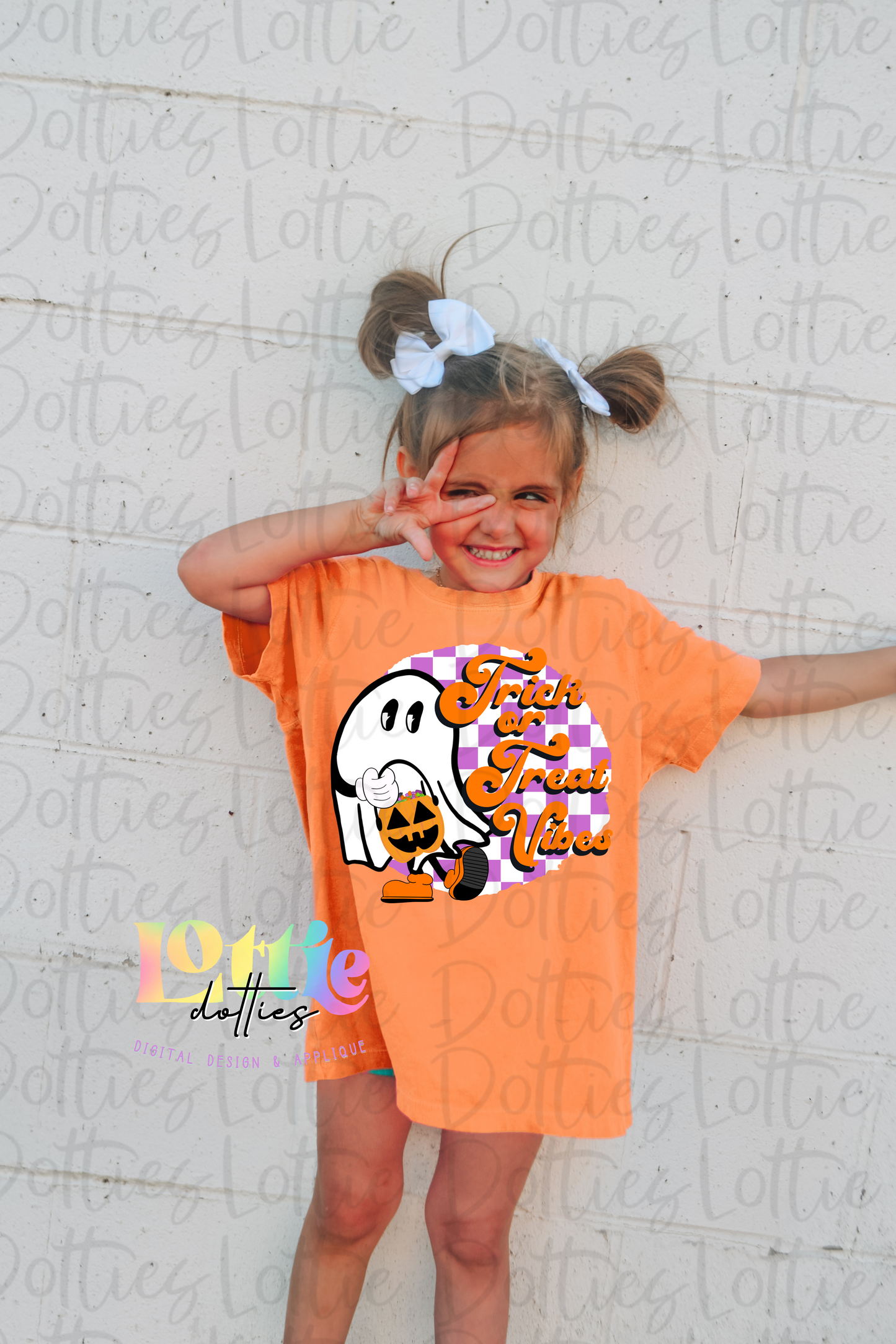 Trick or Treat vibes Purple PNG- Halloween Design Sublimation - Digital Download