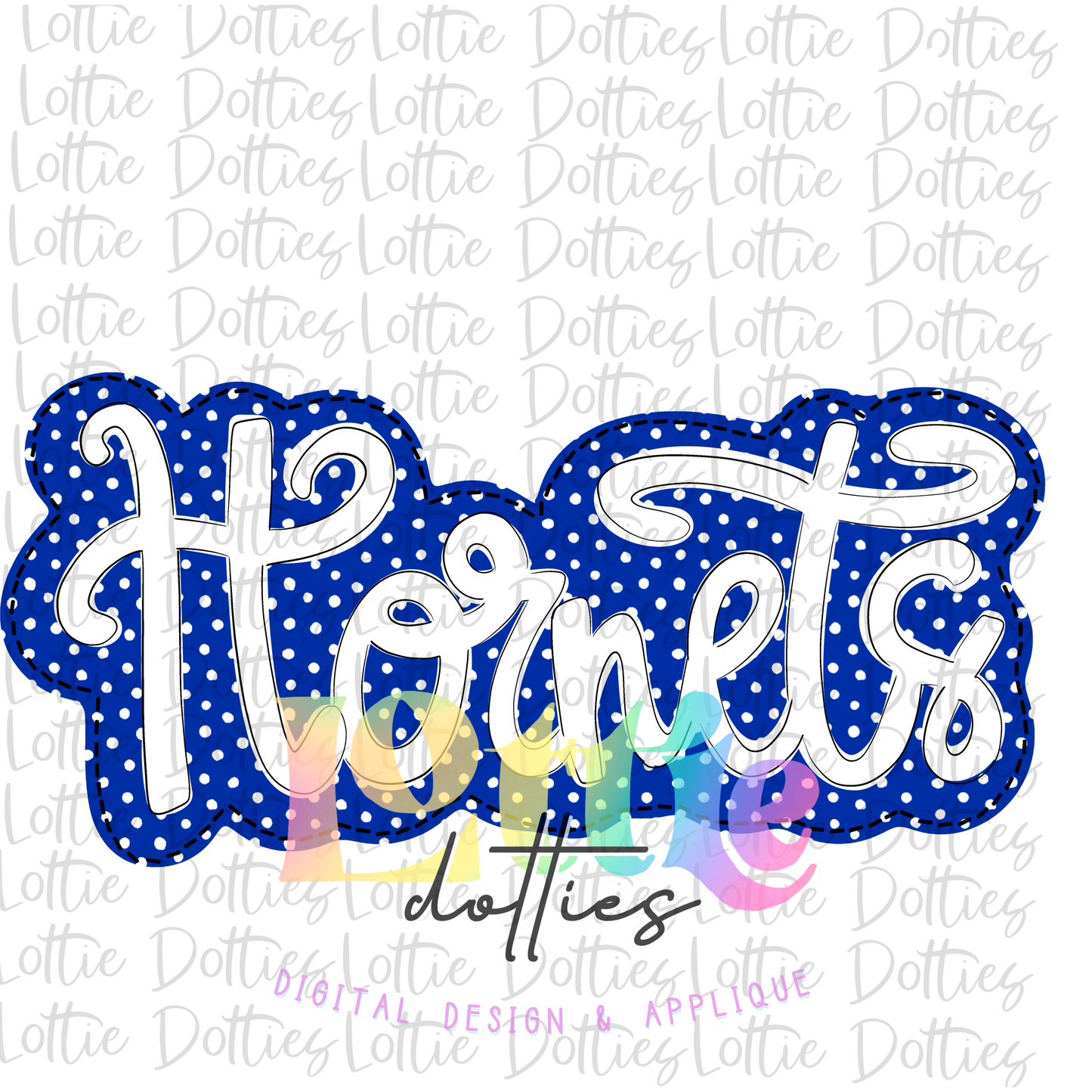 Hornets PNG - Hornets - sublimation design - Digital Download - Blue and White