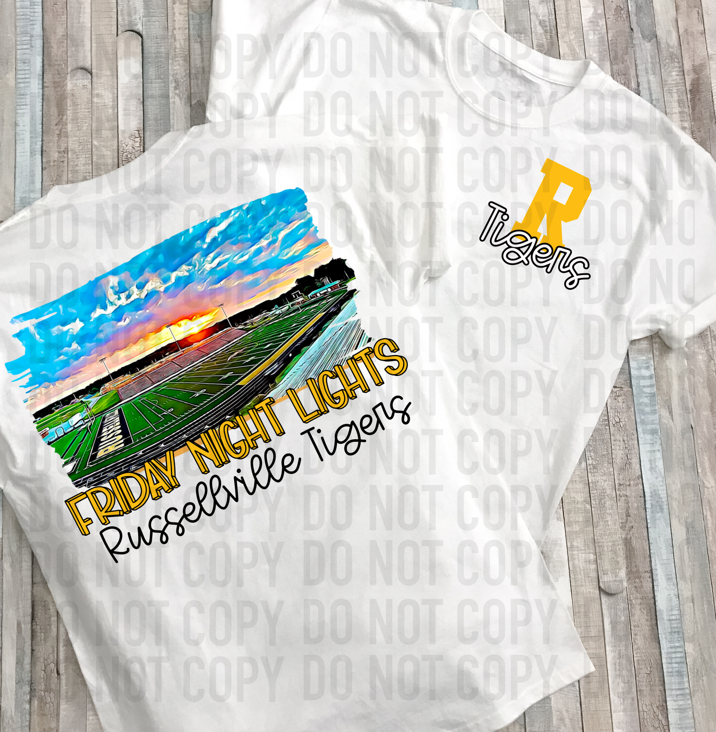 Russellville Stadium PNG - Russellville Sublimation - Digital Download