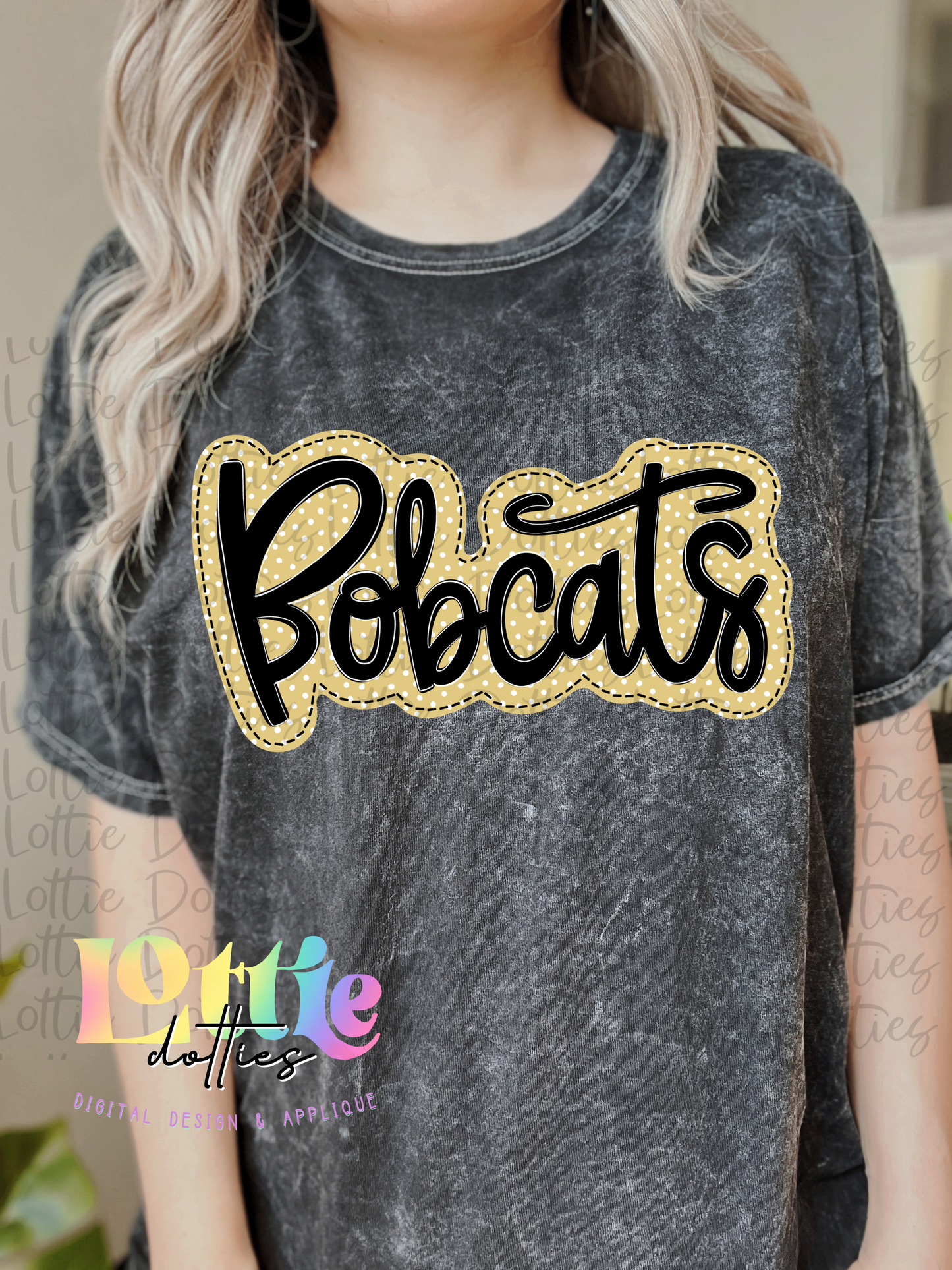 Bobcats PNG - black and Vegas gold Bobcats sublimation design - Digital Download