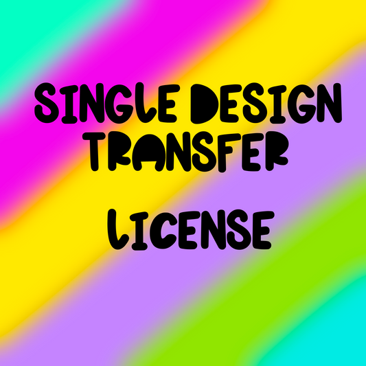 Commercial License - Transfer License - Single Design