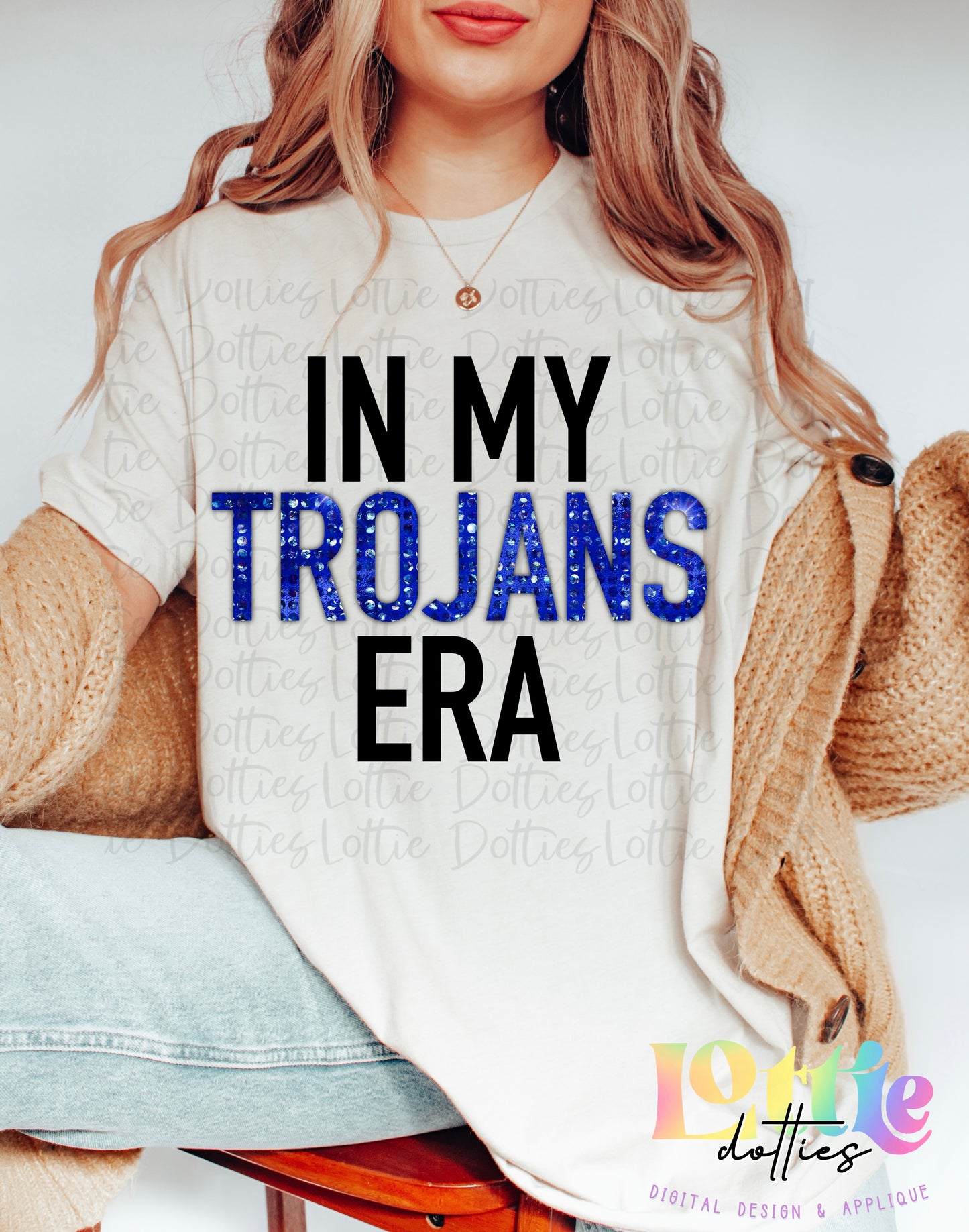 In My Trojans Era - PNG - sublimation design - Digital Download - Royal