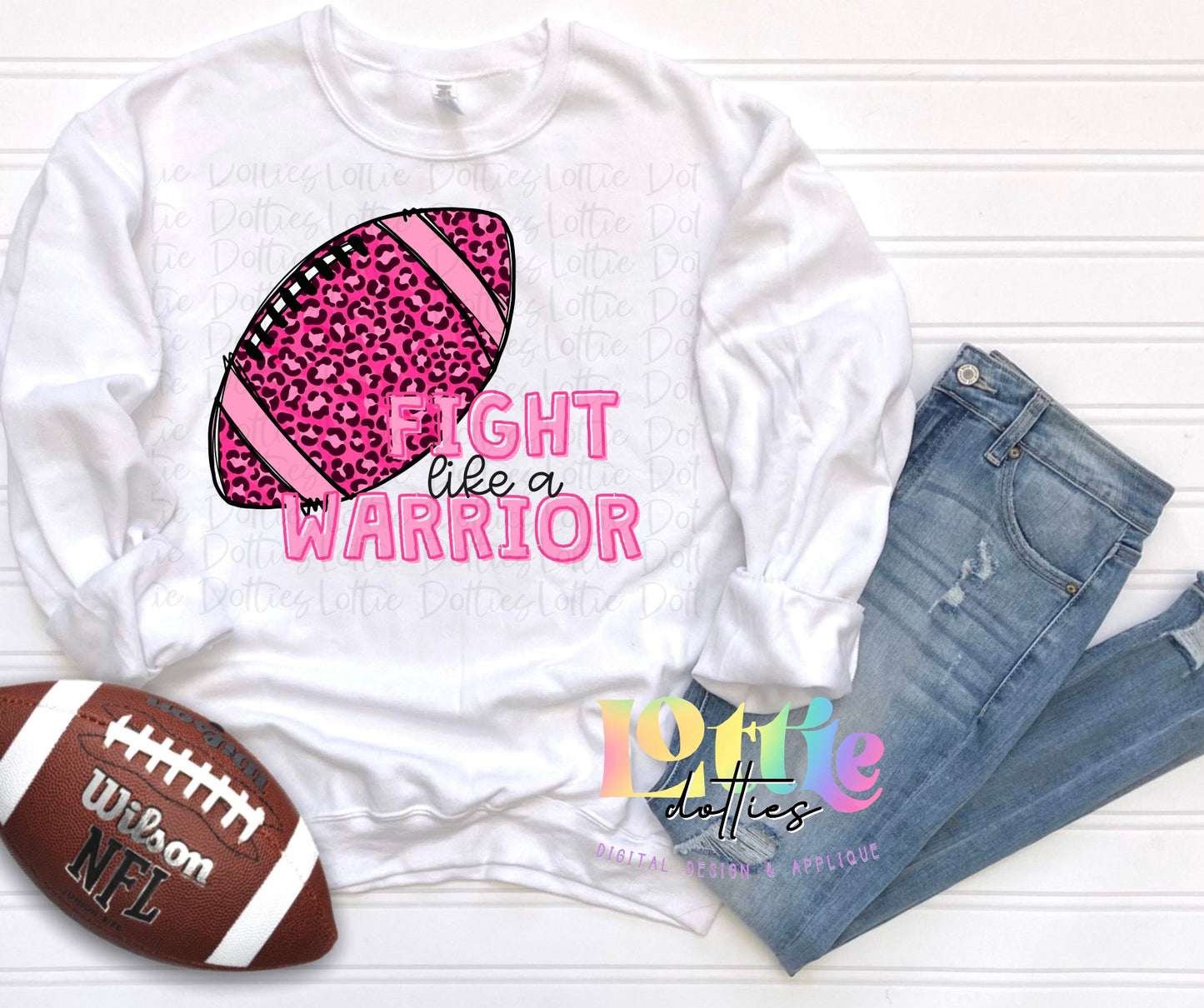 Fight Like A Warrior Png - Mascot Sublimation Design - Digital Download