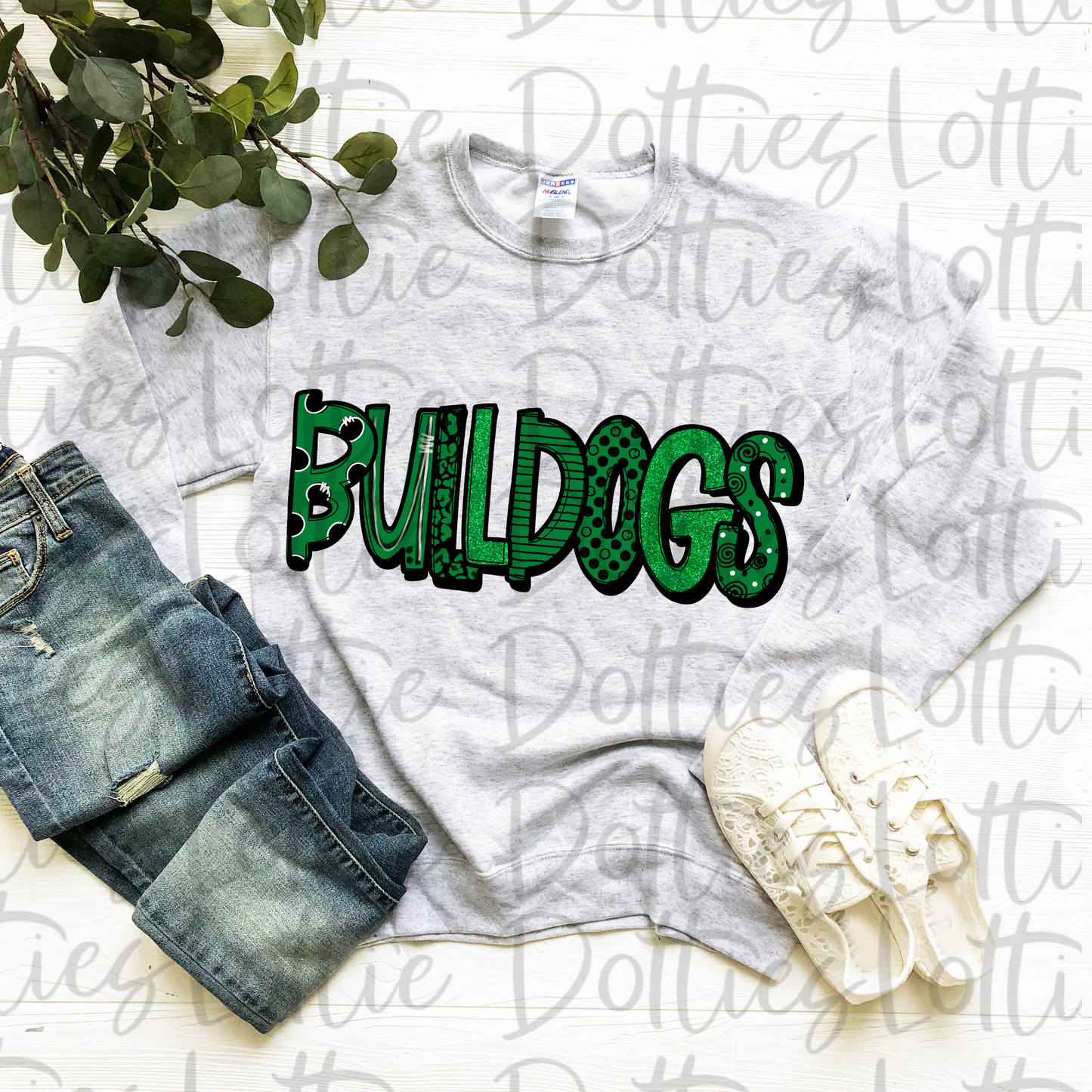 Bulldogs - PNG - Bulldogs sublimation design - Digital Download - Green and Black