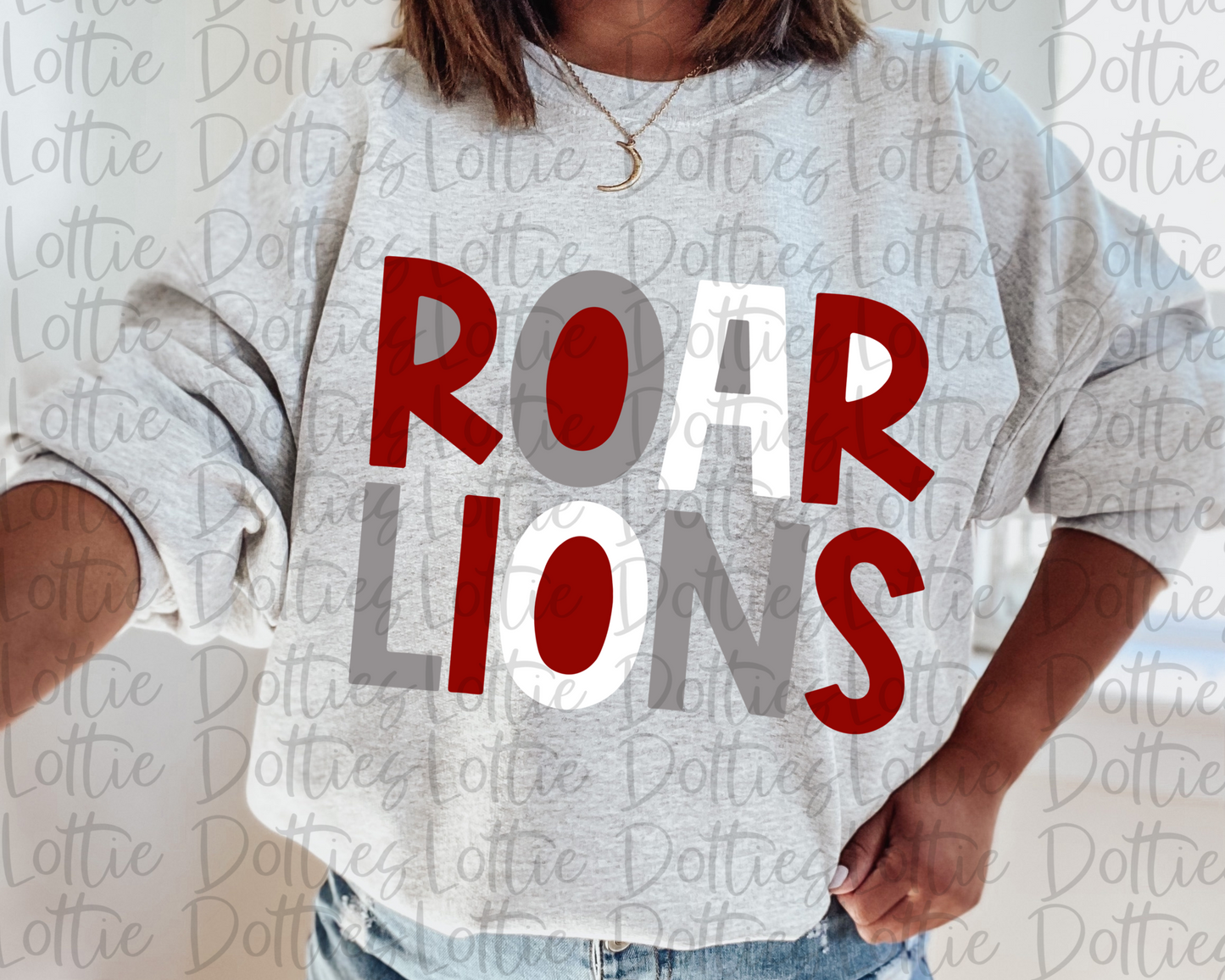 Roar Lions PNG - Lions Sublimation Design - Digital Download