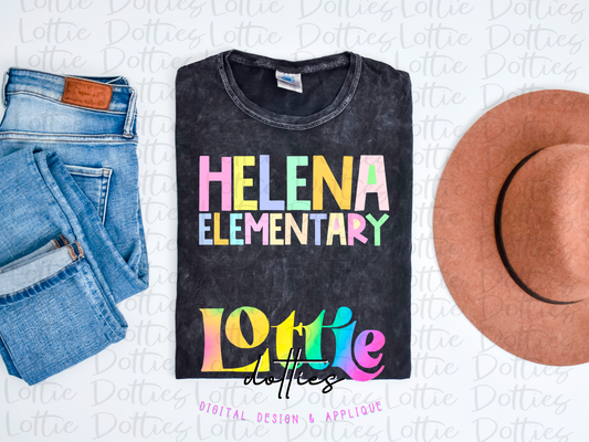 Helena Elementary PNG - Helena Sublimation - Digital Download