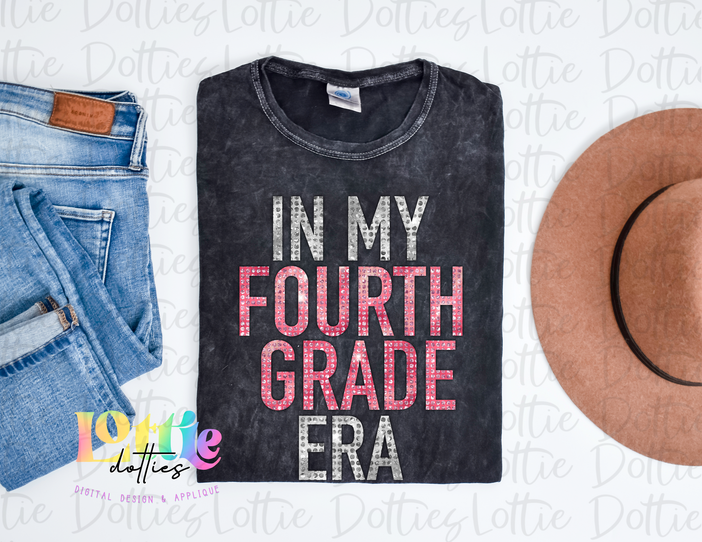In My Fourth Grade Era - PNG - Back To School - Sublimation - Digital Download - Primary