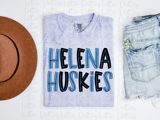 Helena Huskies - PNG - sublimation design - Digital Download