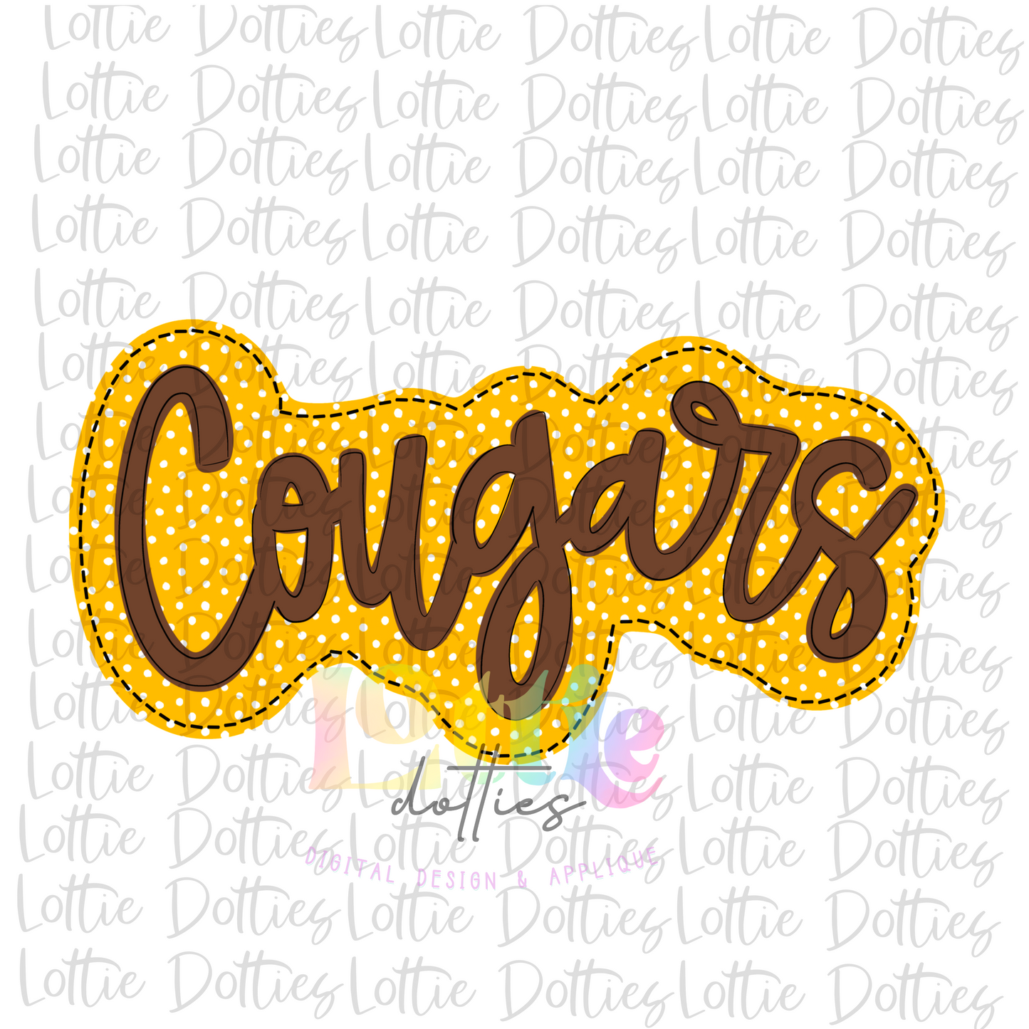 Cougars Png - Cougars Sublimation - Digital Download - Brown and Gold