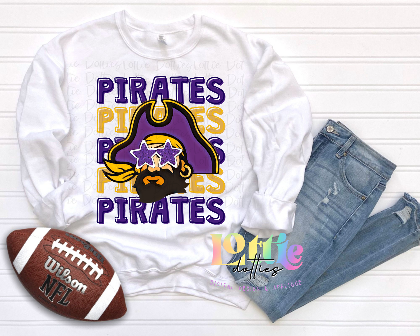Pirates - PNG - Pirates sublimation design - Digital Download - Purple and Gold