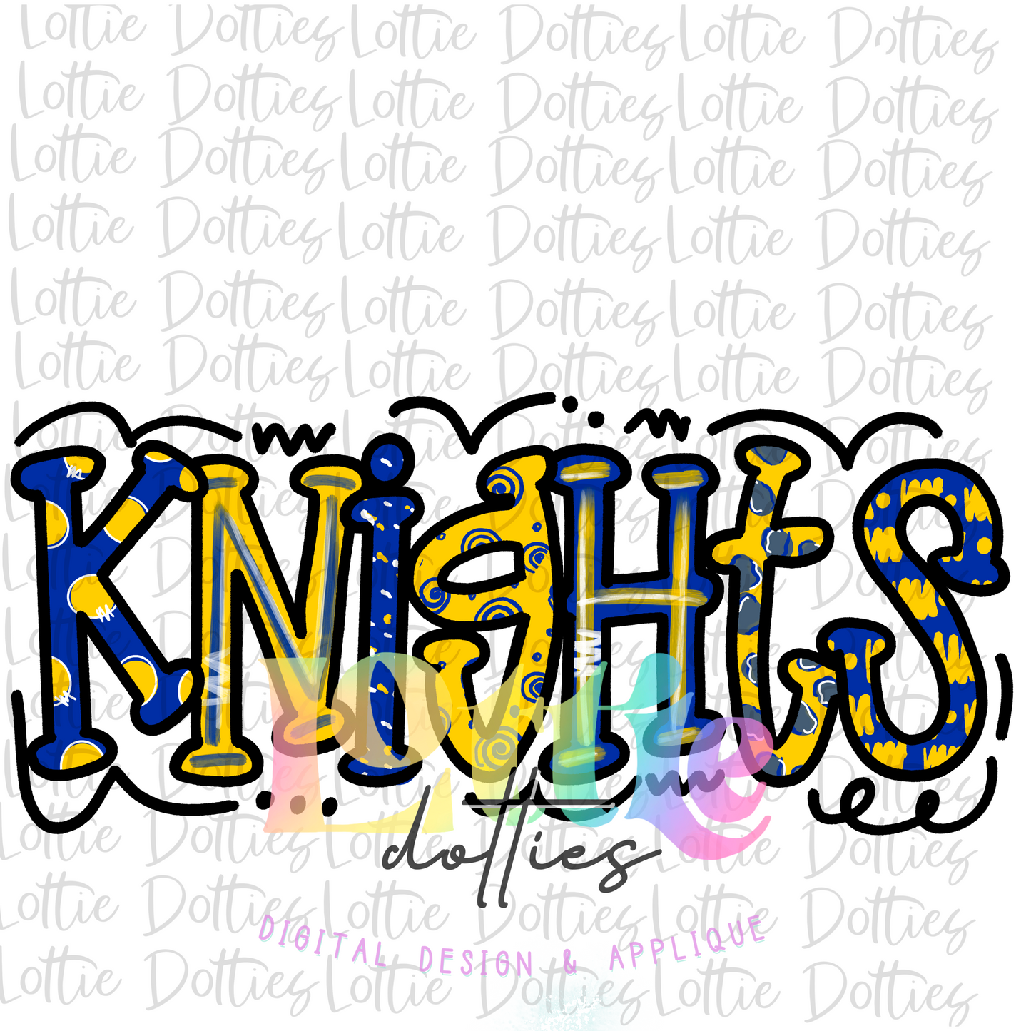 Knights PNG - Knights - sublimation design - Digital Download Blue and Yellow