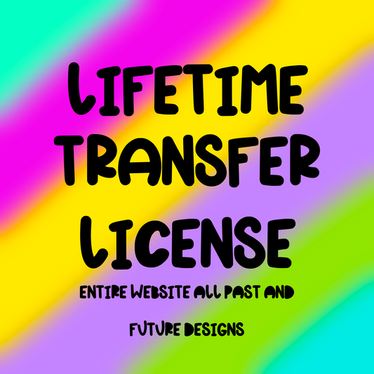 Commercial License - Transfer License - Lifetime License