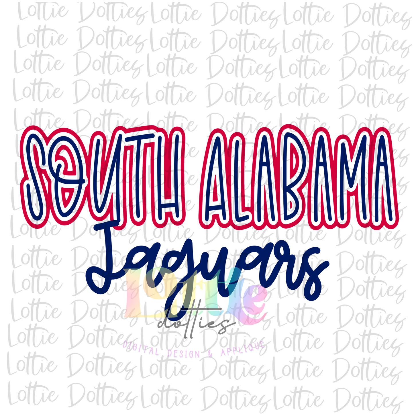 South Alabama Jaguars PNG - Jaguars sublimation design - Digital Download