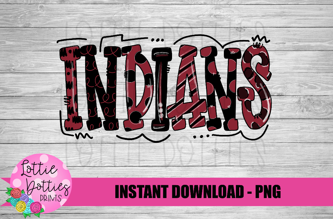Indians PNG - Indians sublimation design - Digital Download