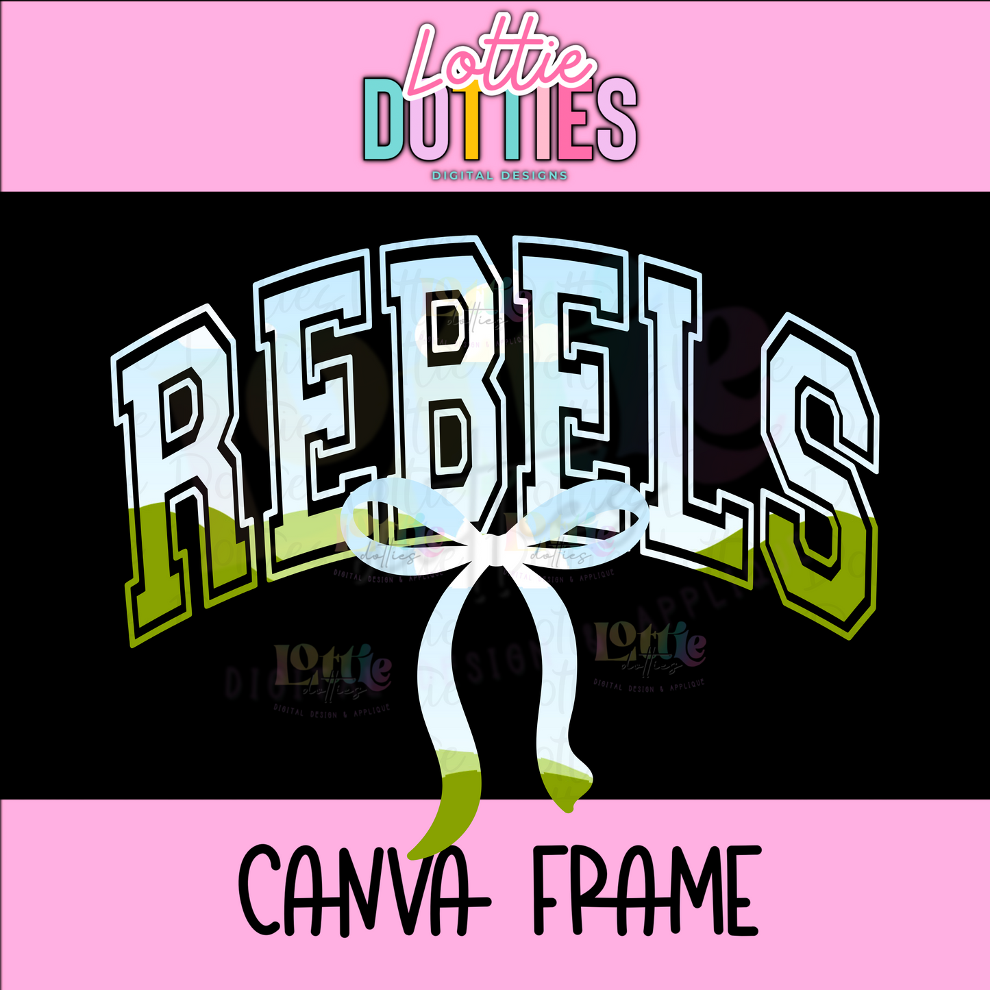 Rebels Canva Frame - Canva Frames - Digital Download