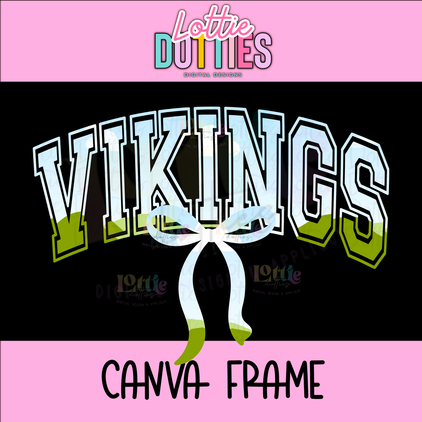 Vikings Canva Frame - Canva Frames - Digital Download