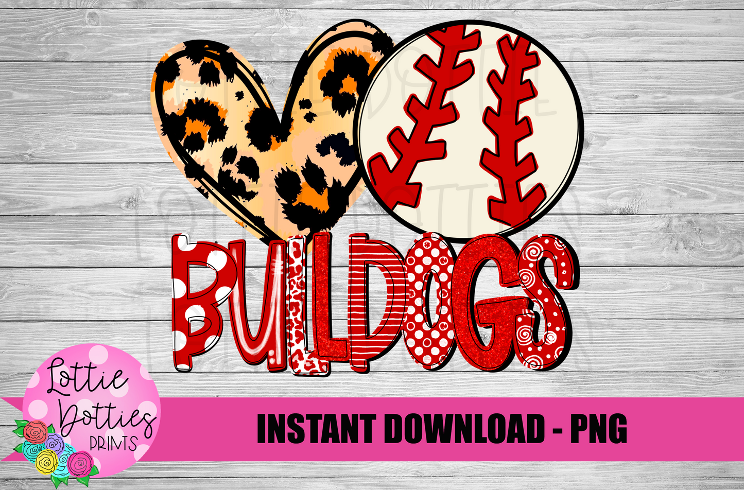 Bulldogs Baseball - PNG - Bulldogs - sublimation design - Digital Download