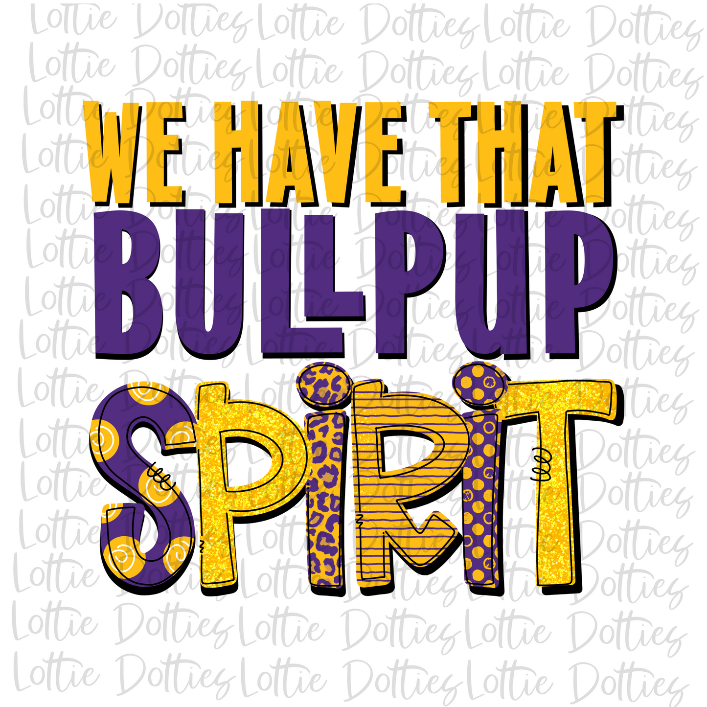 Bullpup Spirit - PNG - Bullpups sublimation design - Digital Download