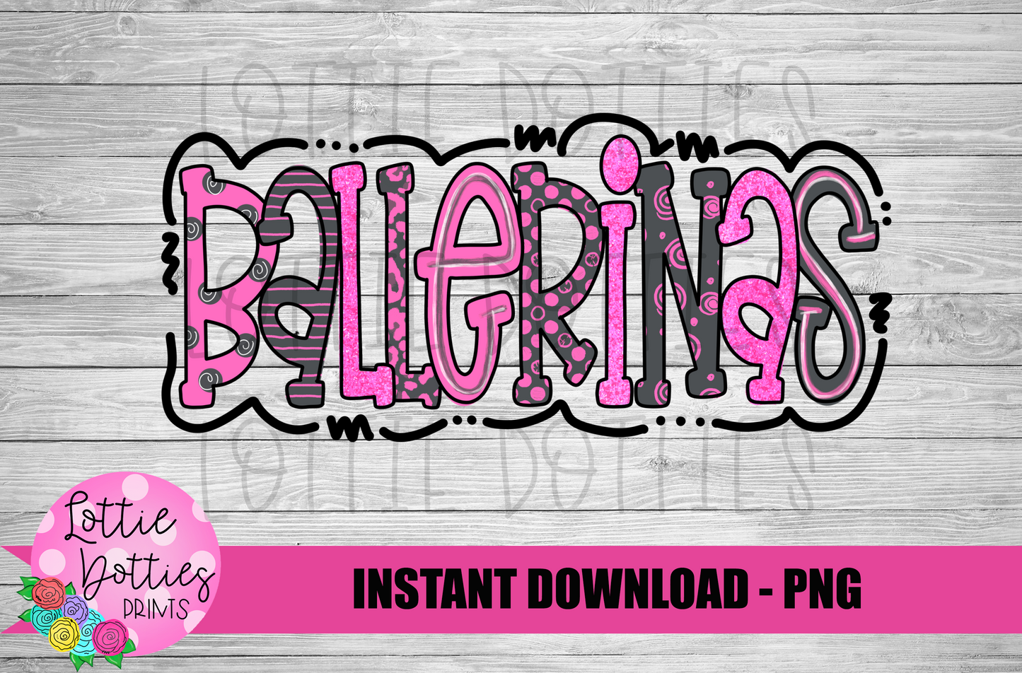 Ballerinas - PNG Ballerinas - Sublimation - Digital Download