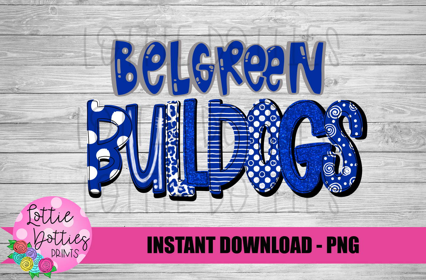 Belgreen Bulldogs - PNG - Bulldogs - Sublimation design - Digital Download