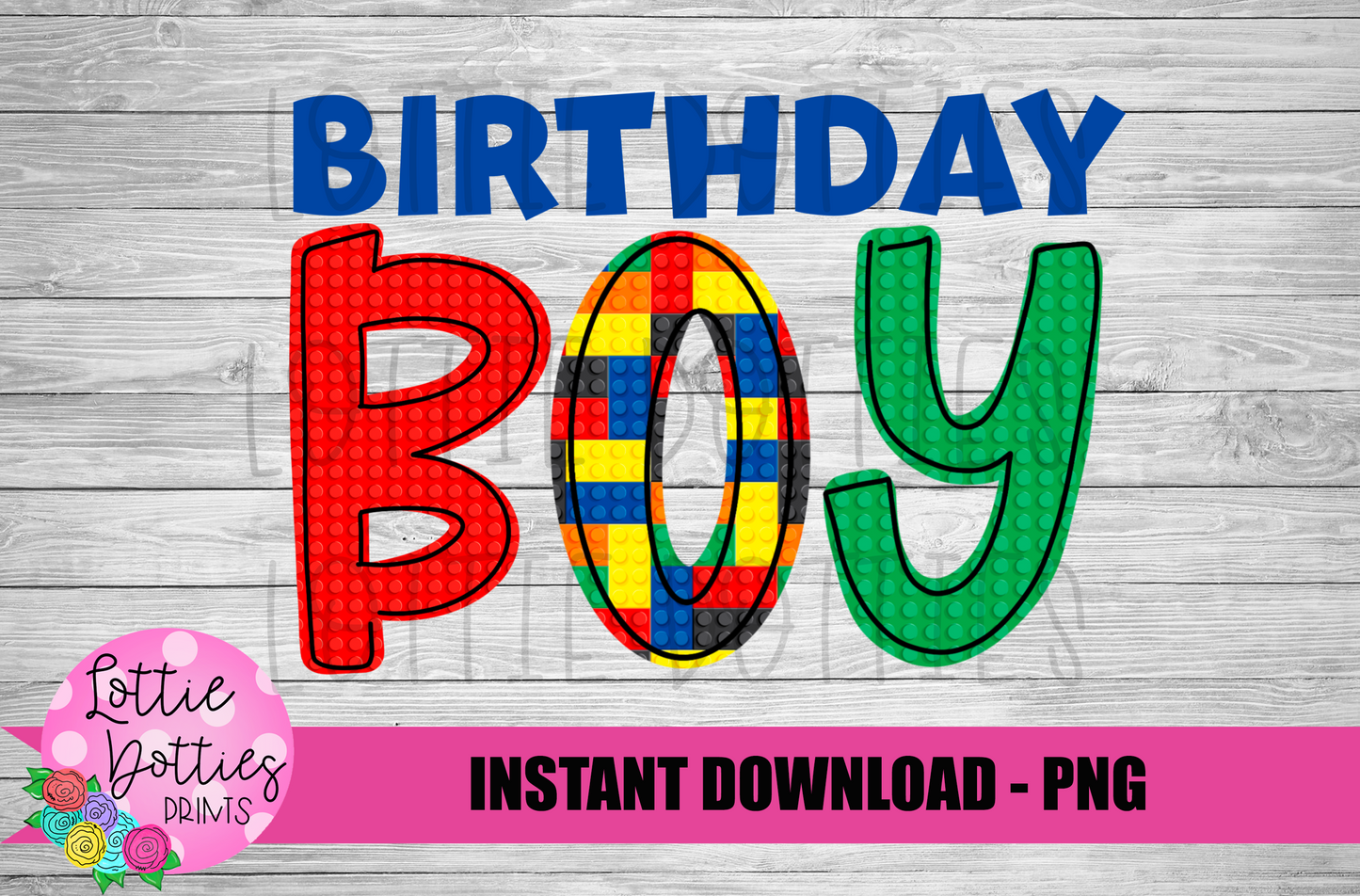 Birthday Boy - Lego - Png -Instant Download - Digital Download