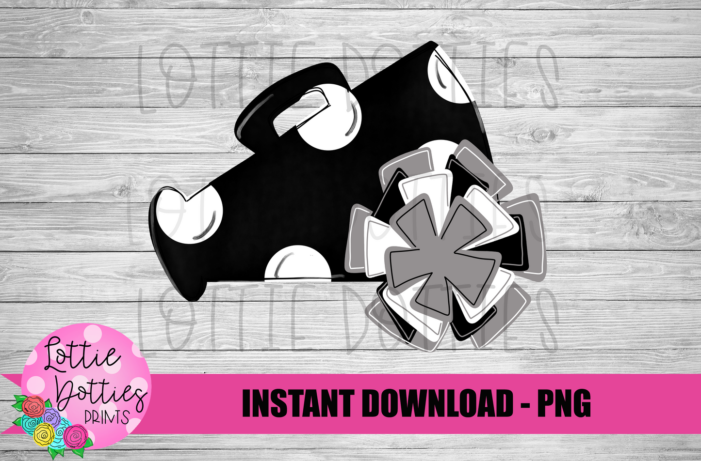 Megaphone PNG - Cheer Design - Megaphone Sublimation