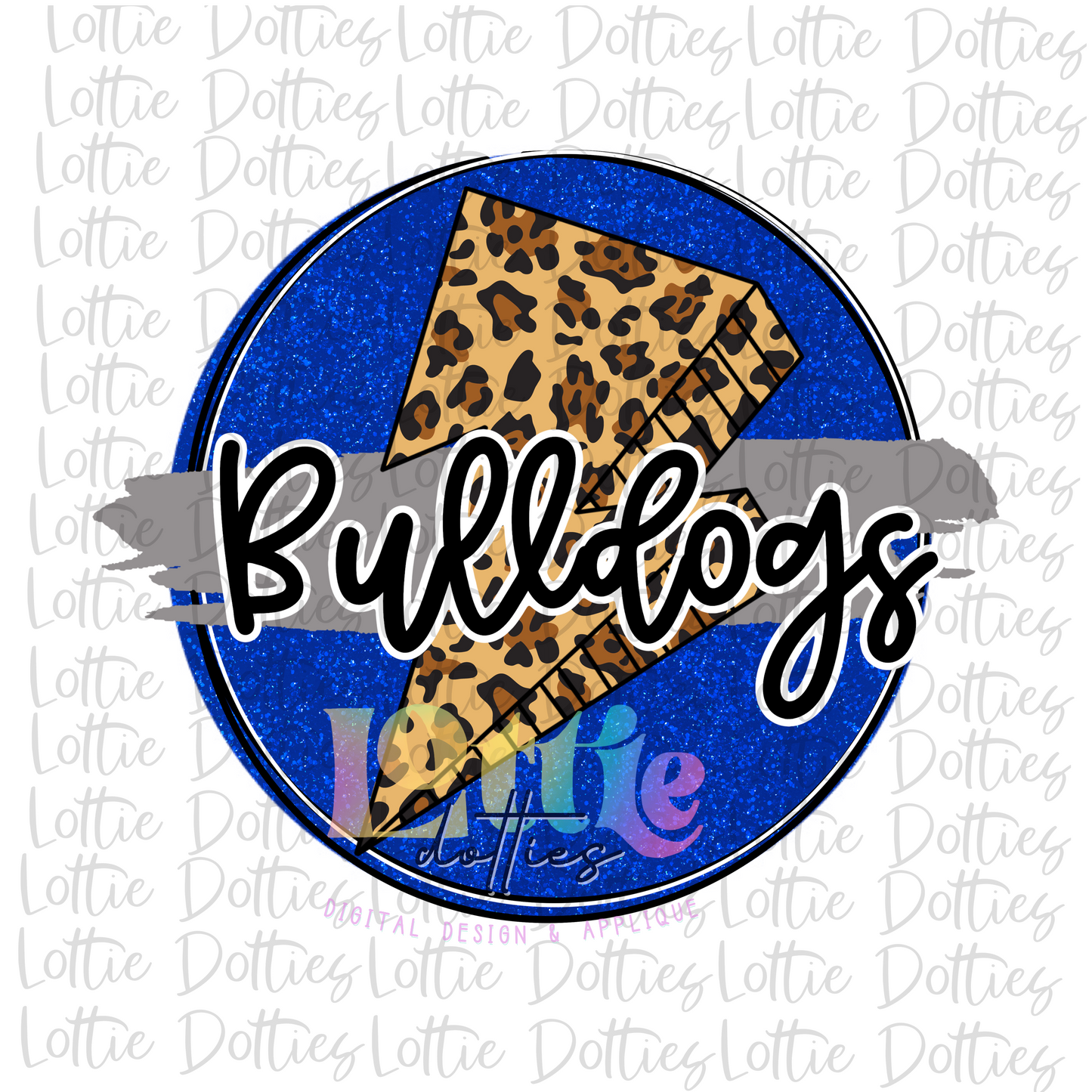 Bulldogs - PNG - Bulldogs Blue and Gray - Sublimation design - Digital Download