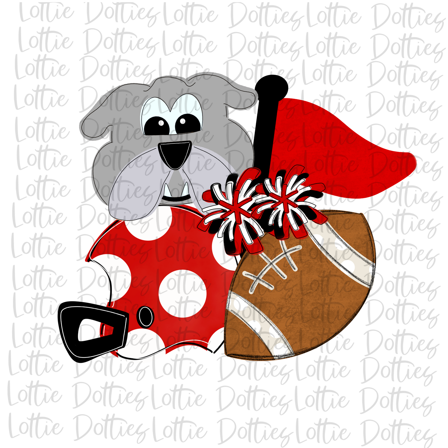 Bulldogs Png - Bulldogs Spirit Stack Design - School Spirit Design - Digital Download