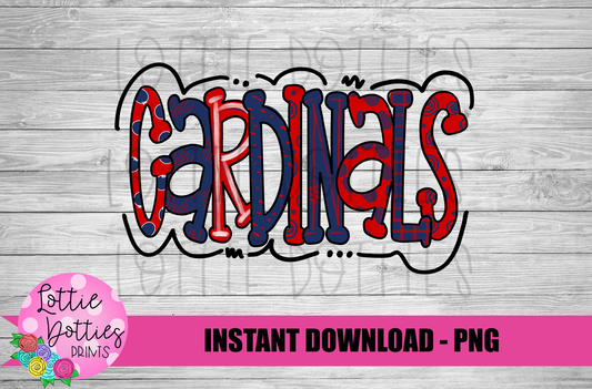 Cardinals PNG - Cardinals Sublimation design - Digital Download