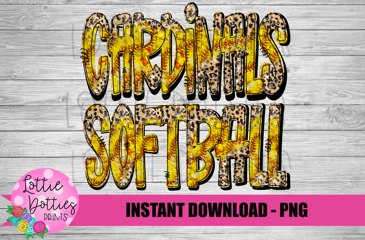 Cardinals Softball PNG - Softball - Cardinals Sublimation design - Digital Download
