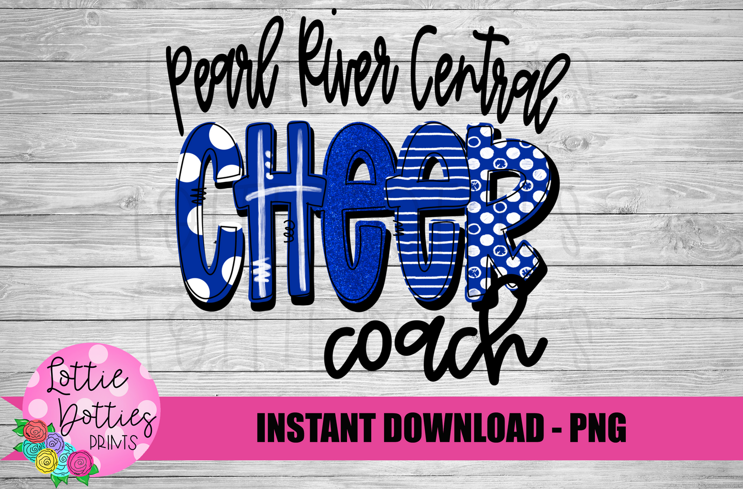 Pearl River Central Cheer Coach - Cheer Coach PNG - Cheer Sublimation