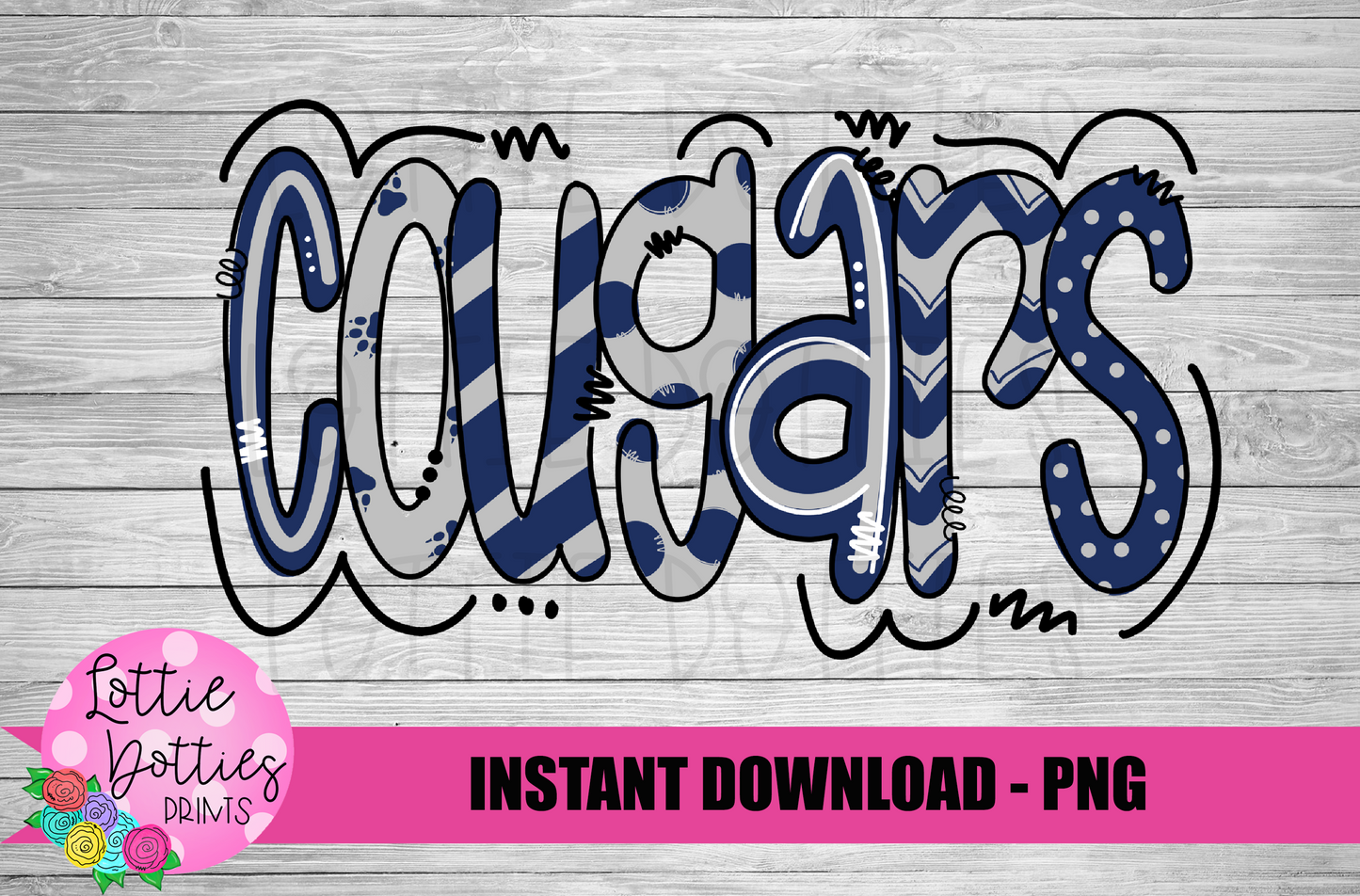 Cougars Png - Sublimation Design - Cougars Sublimation- Digital Download