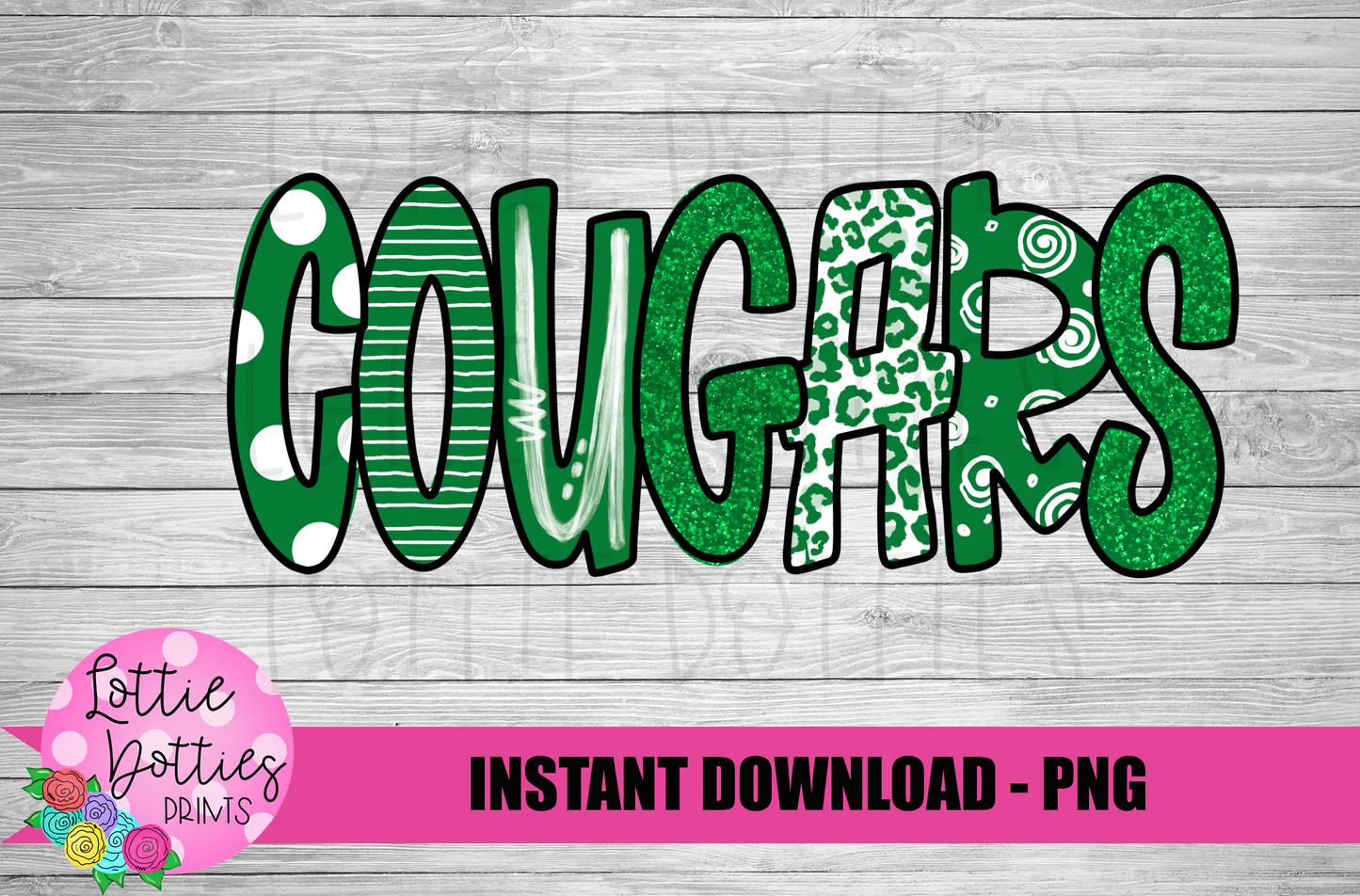 Cougars Png - Sublimation Design - Cougars Sublimation- Digital Download