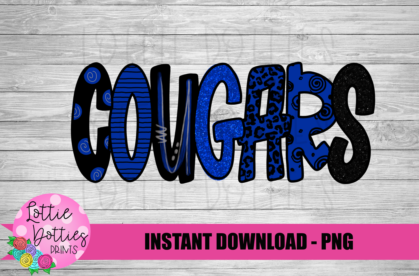 Cougars Png - Sublimation Design - Cougars Sublimation- Digital Download