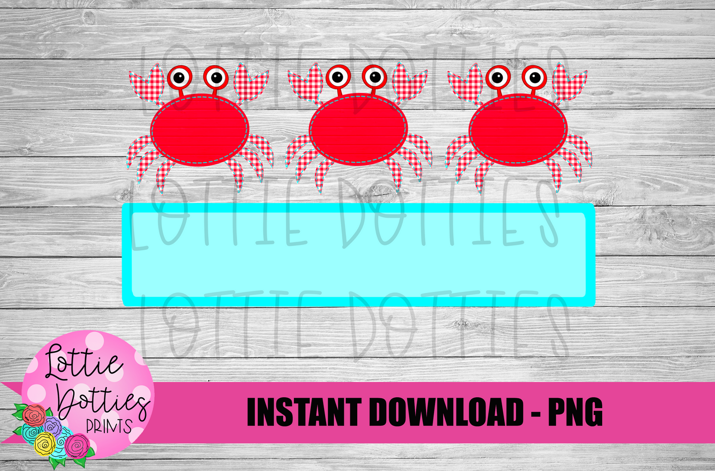 Crab Trio Png - Crab Design - Crab Summer Design - Sublimation