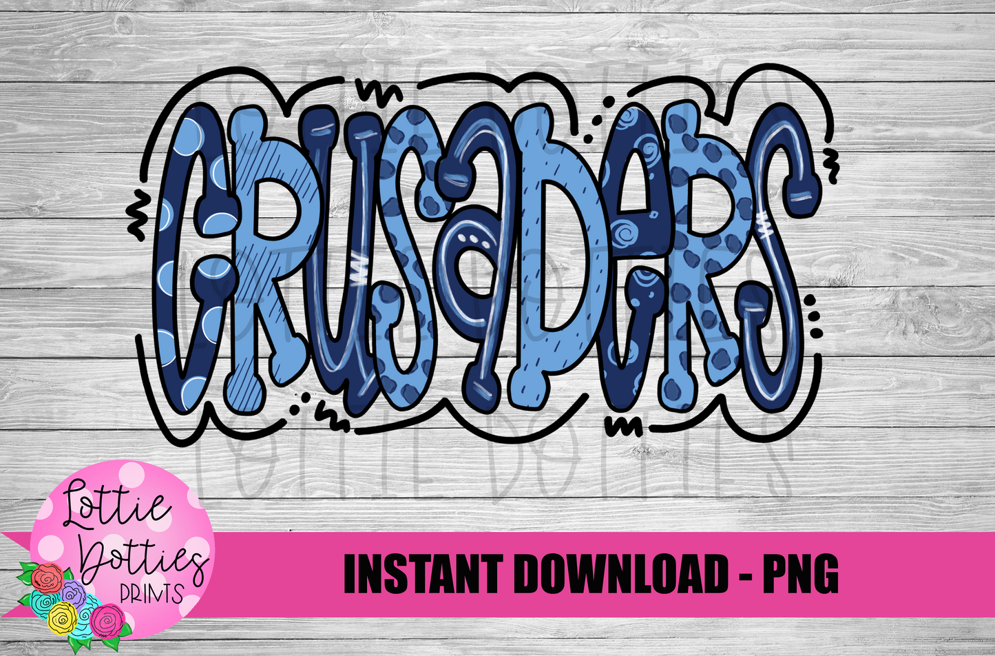 Crusaders PNG -Sublimation design - Digital Download