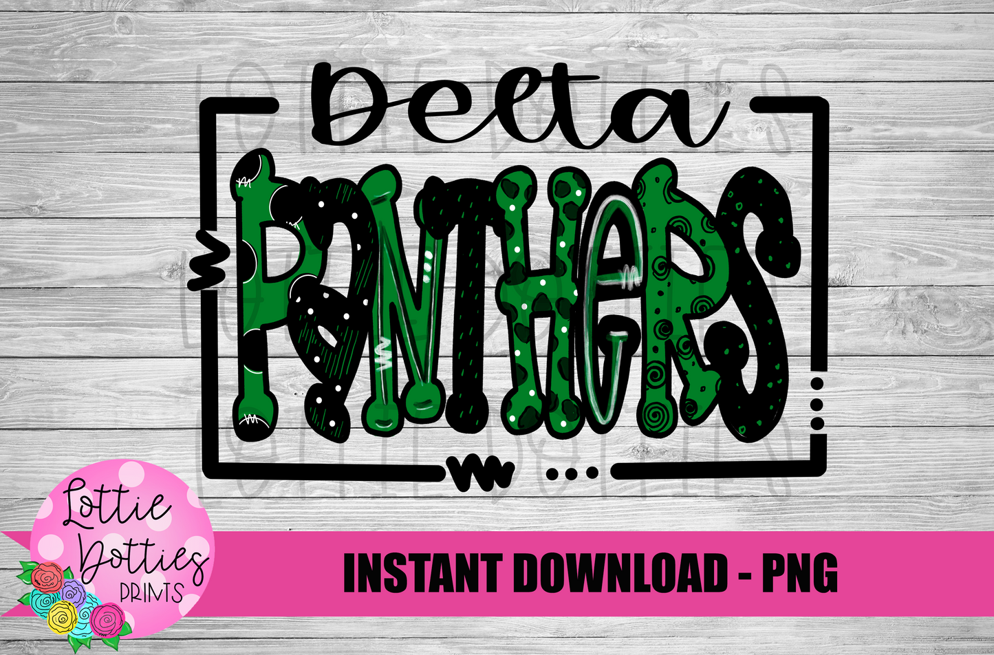 Delta Panthers PNG - Panthers Sublimation - Digital Download