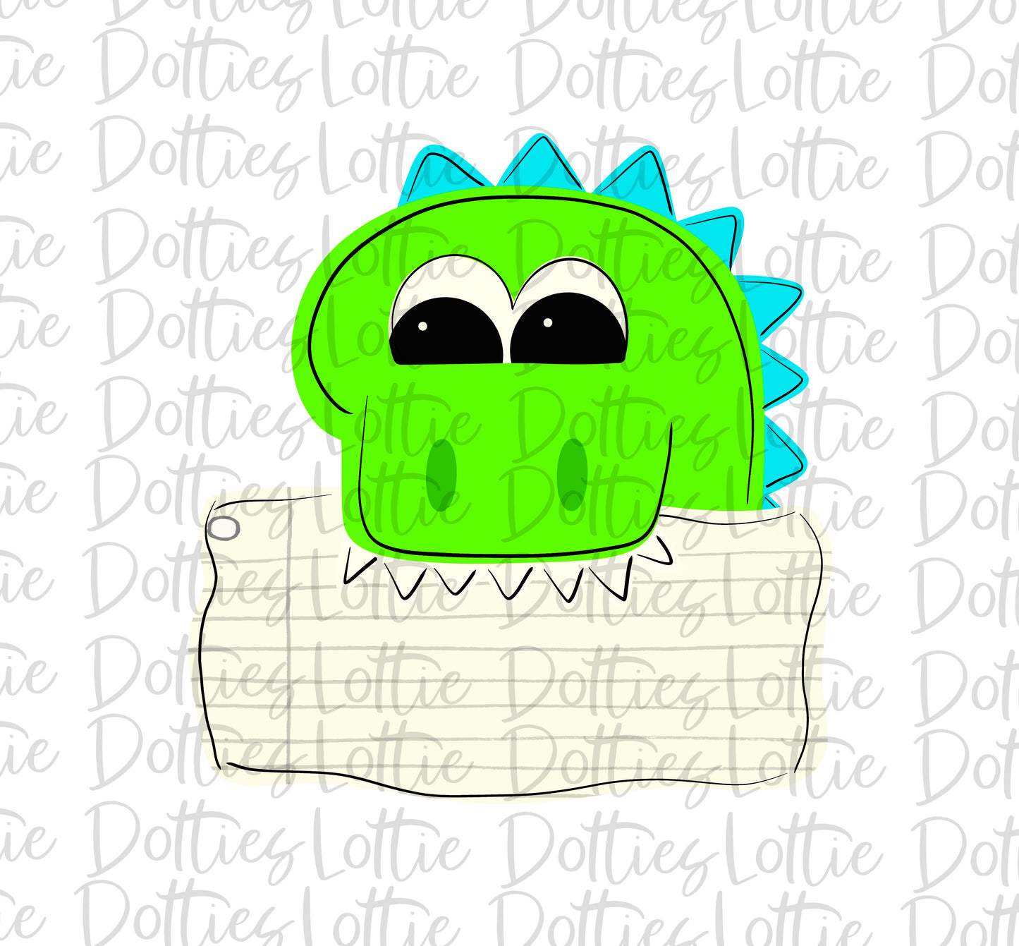 Dino Note - Png - Dino Note Design - Dinosaur Design