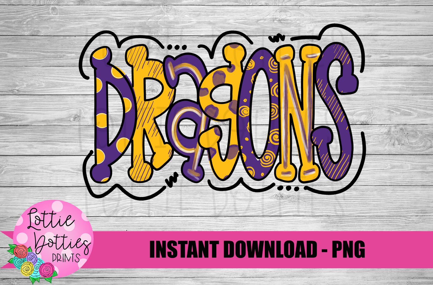 Dragons PNG - Instant Download - Digital Download - Dragona Sublimation Design