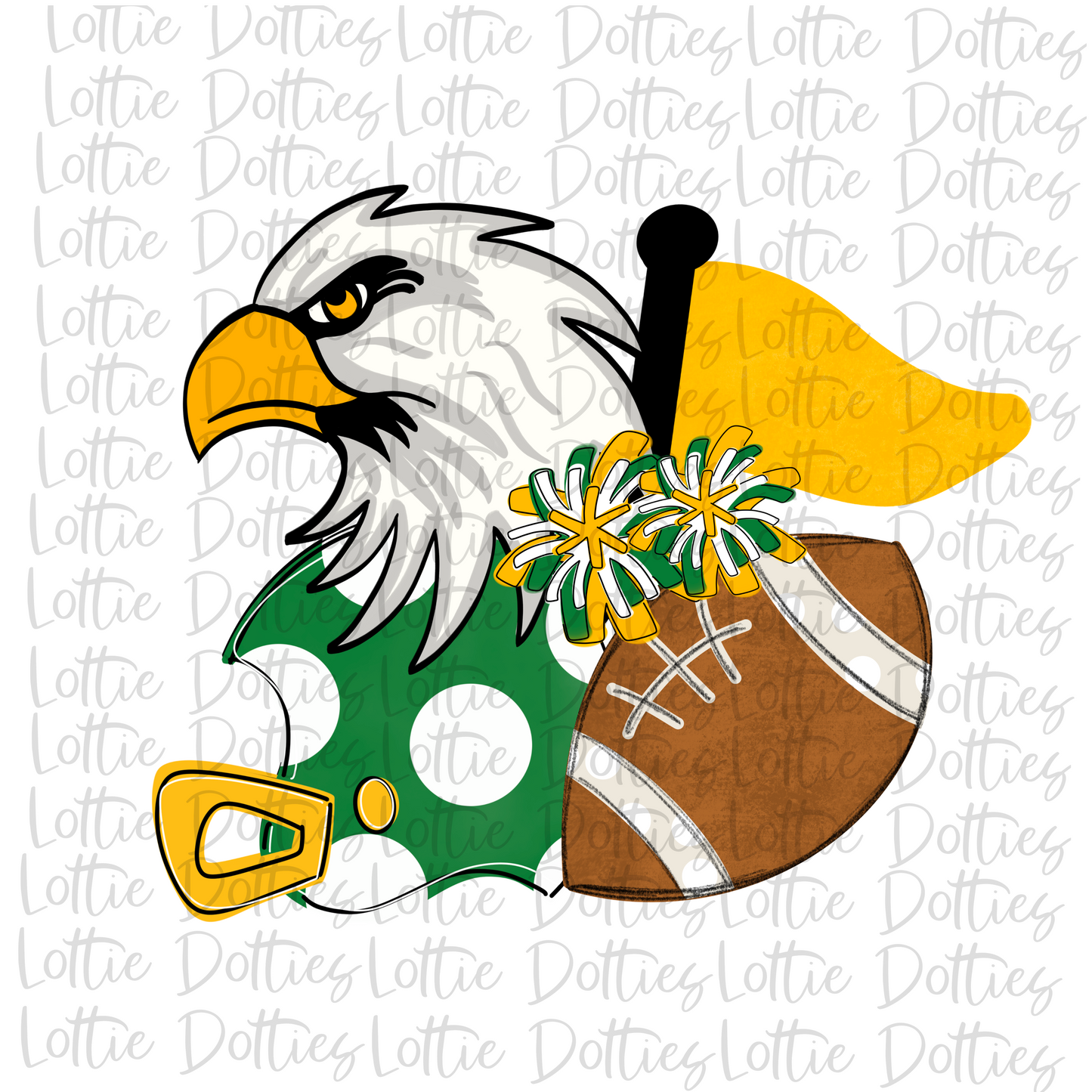 Eagle Png - Eagle Spirit Stack Design - School Spirit Design - Digital Download