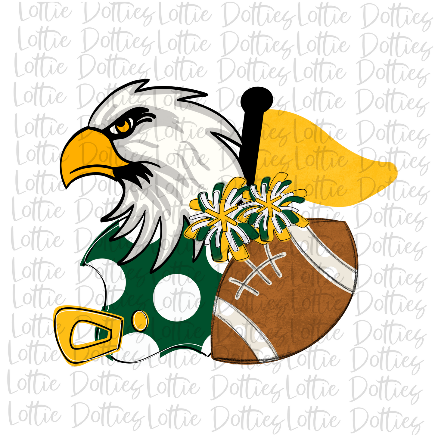 Eagle Png - Eagle Spirit Stack Design - School Spirit Design - Digital Download