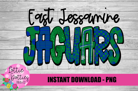 East Jessamine Jaguars  PNG -  Jaguars sublimation design - Digital Download