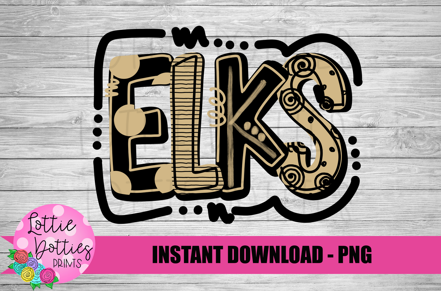 Elk - PNG - Sublimation - Digital Download